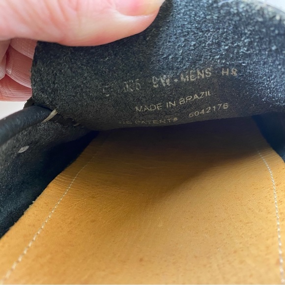 Cole Haan Nike Air Penny Black Loafers Size 9 Wide Black Leather Slip On Shoes - Picture 9 of 13